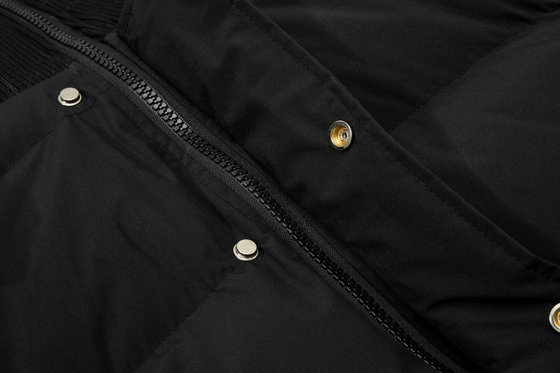 3-6-5.shop Fur-Trim Puffer Jacket