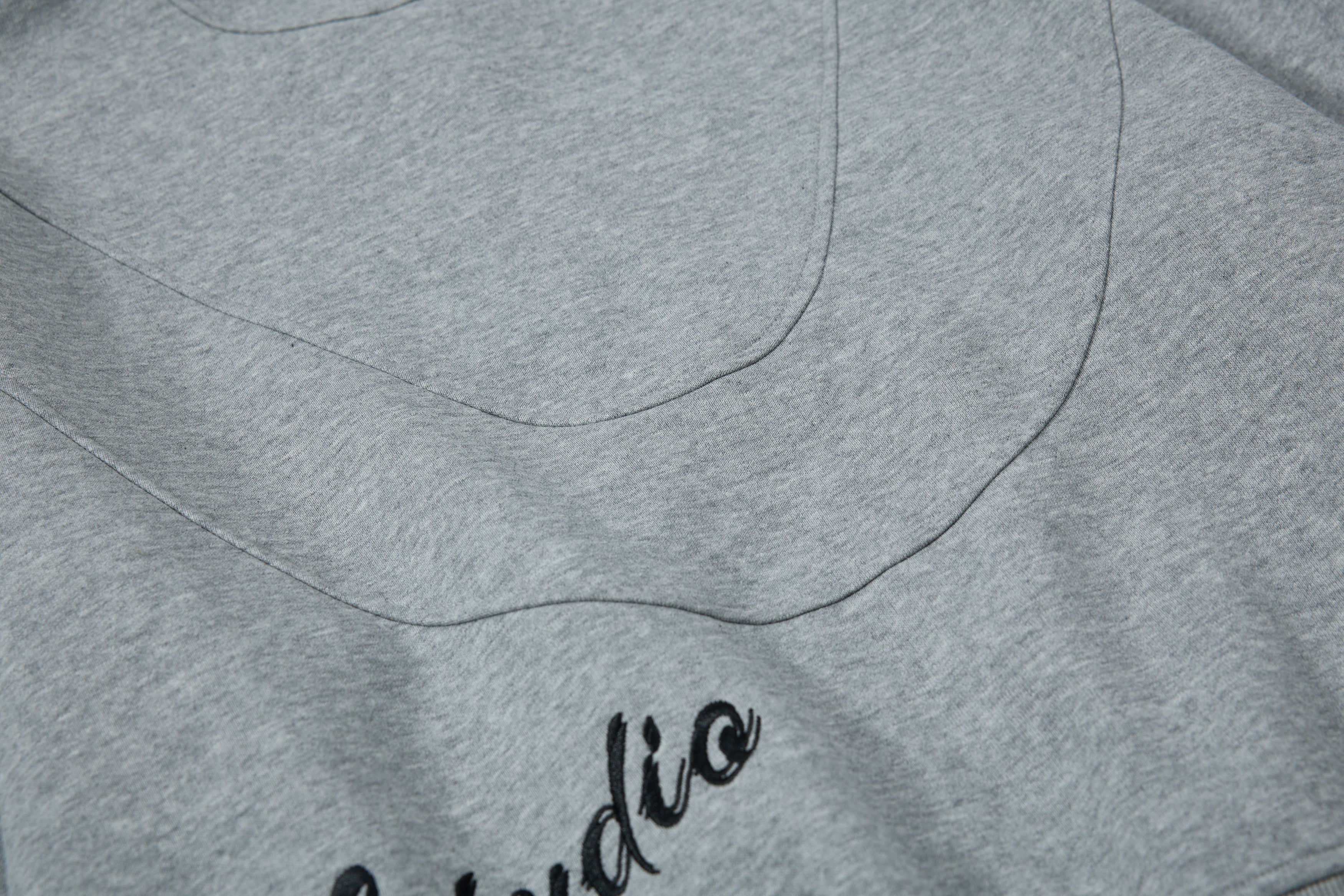 3-6-5.shop Curved Panel Full-Zip Hoodie