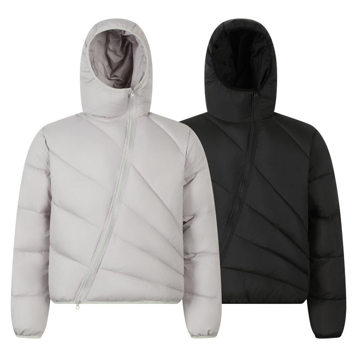 3-6-5.shop Asymmetric Zip Puffer Jacket