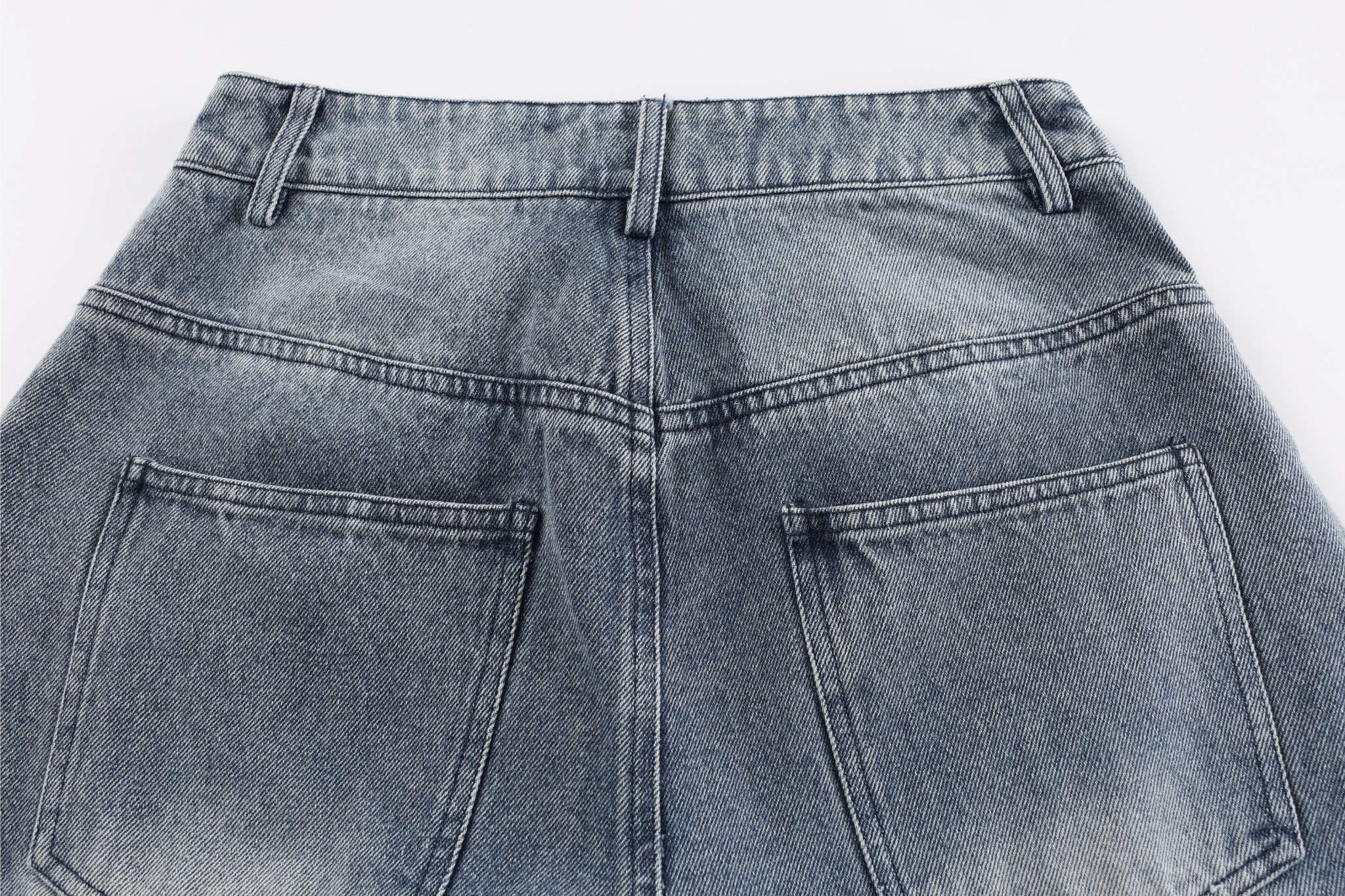 3-6-5.shop Wave-Wash Barrel Jeans