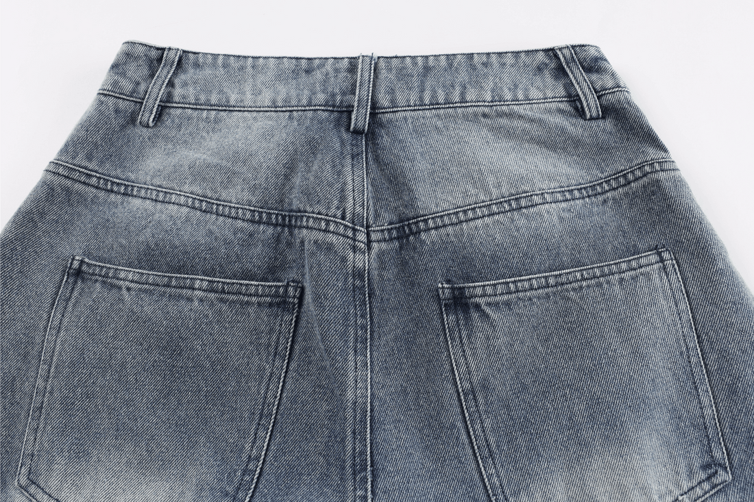 3-6-5.shop Wave-Wash Barrel Jeans