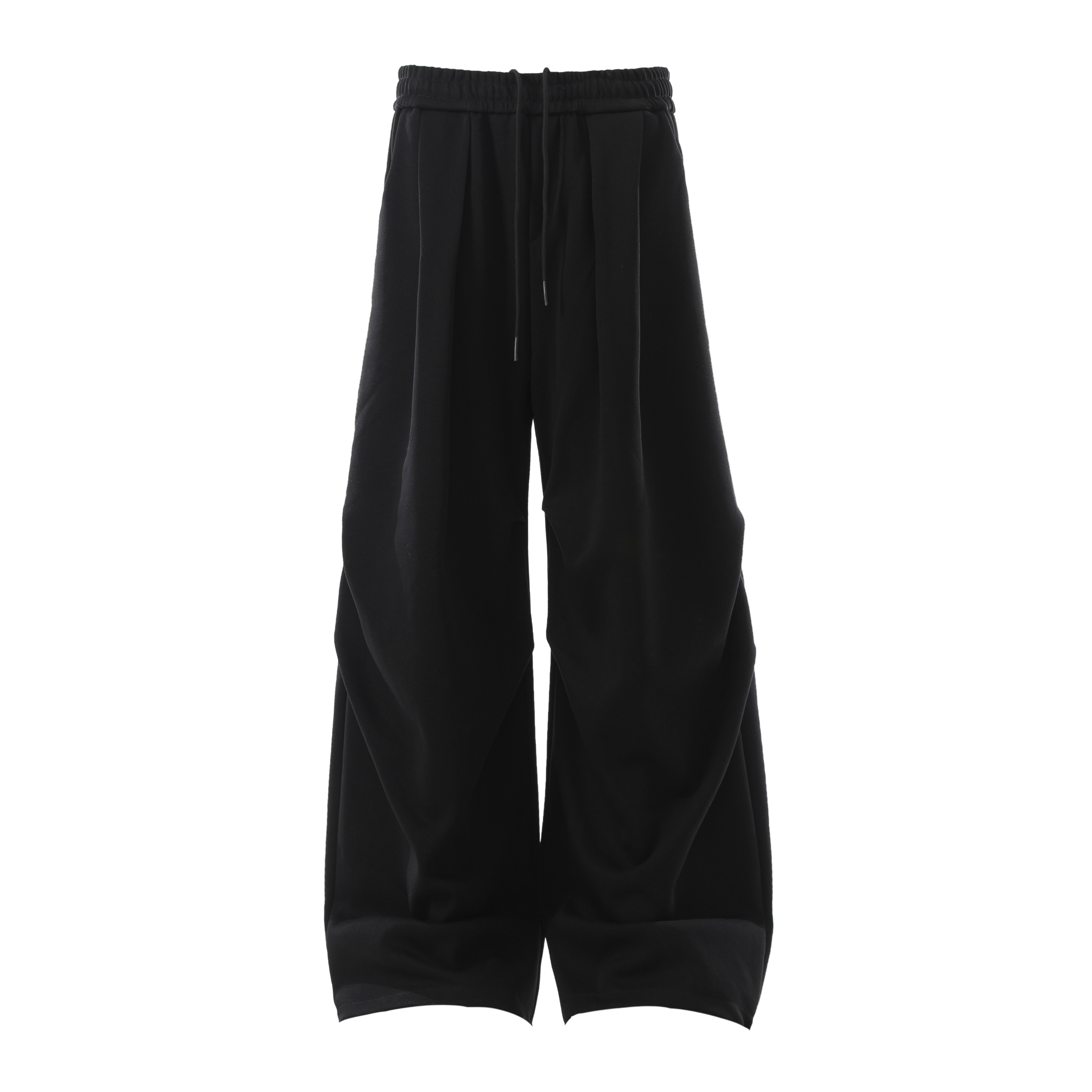 3-6-5.shop Sculpted Pleat Wide-Leg Sweatpants