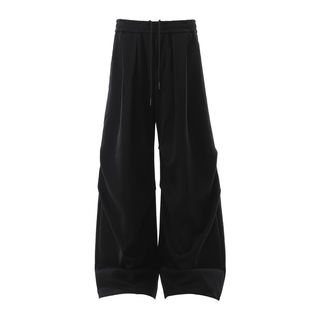 3-6-5.shop Sculpted Pleat Wide-Leg Sweatpants