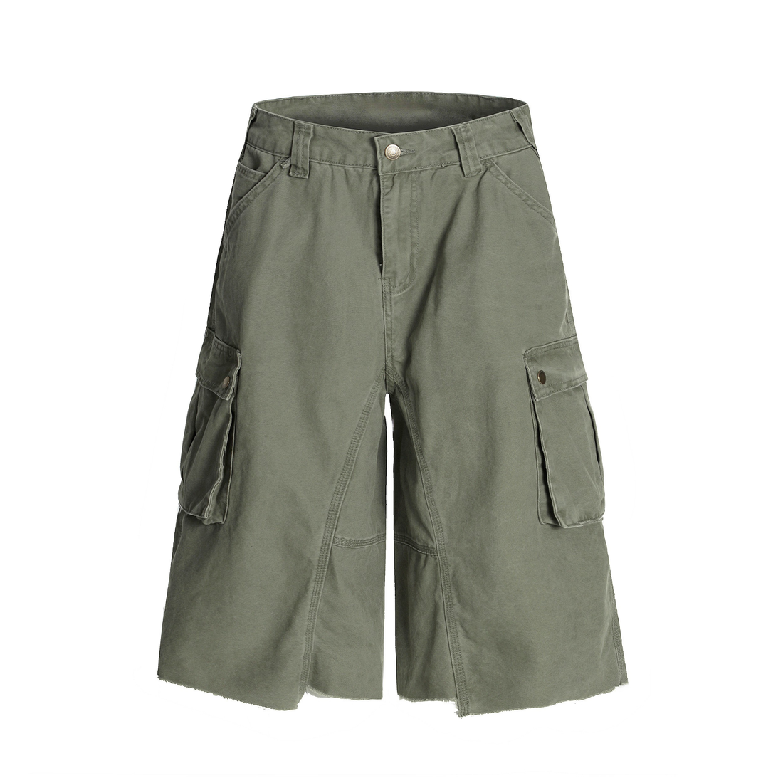 3-6-5.shop Wide-Leg Cargo Shorts