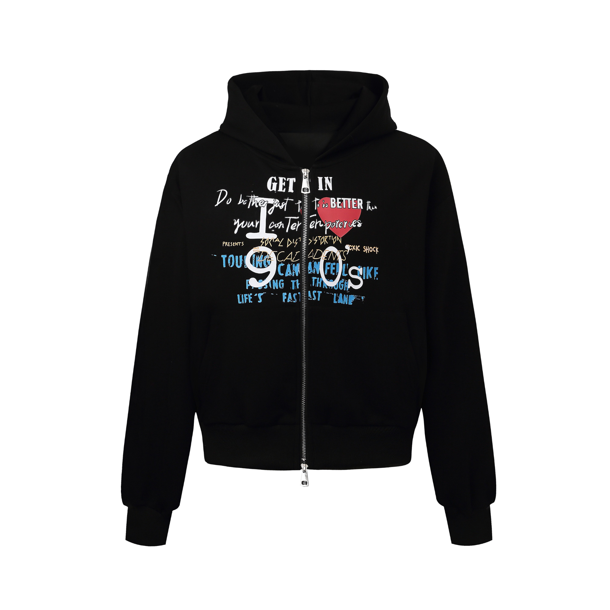 3-6-5.shop Graphic Zip Hoodie