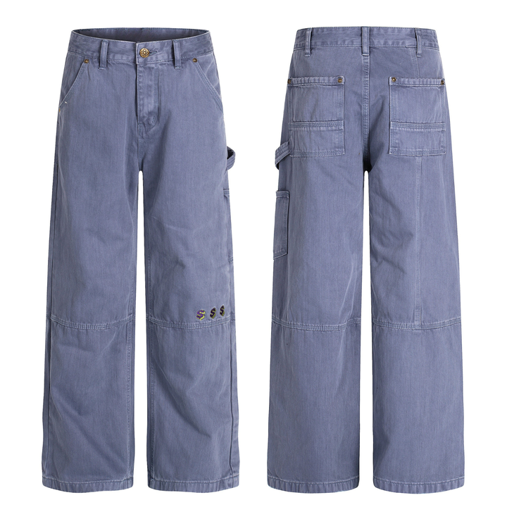 3-6-5.shop Vintage Workwear Denim Pants