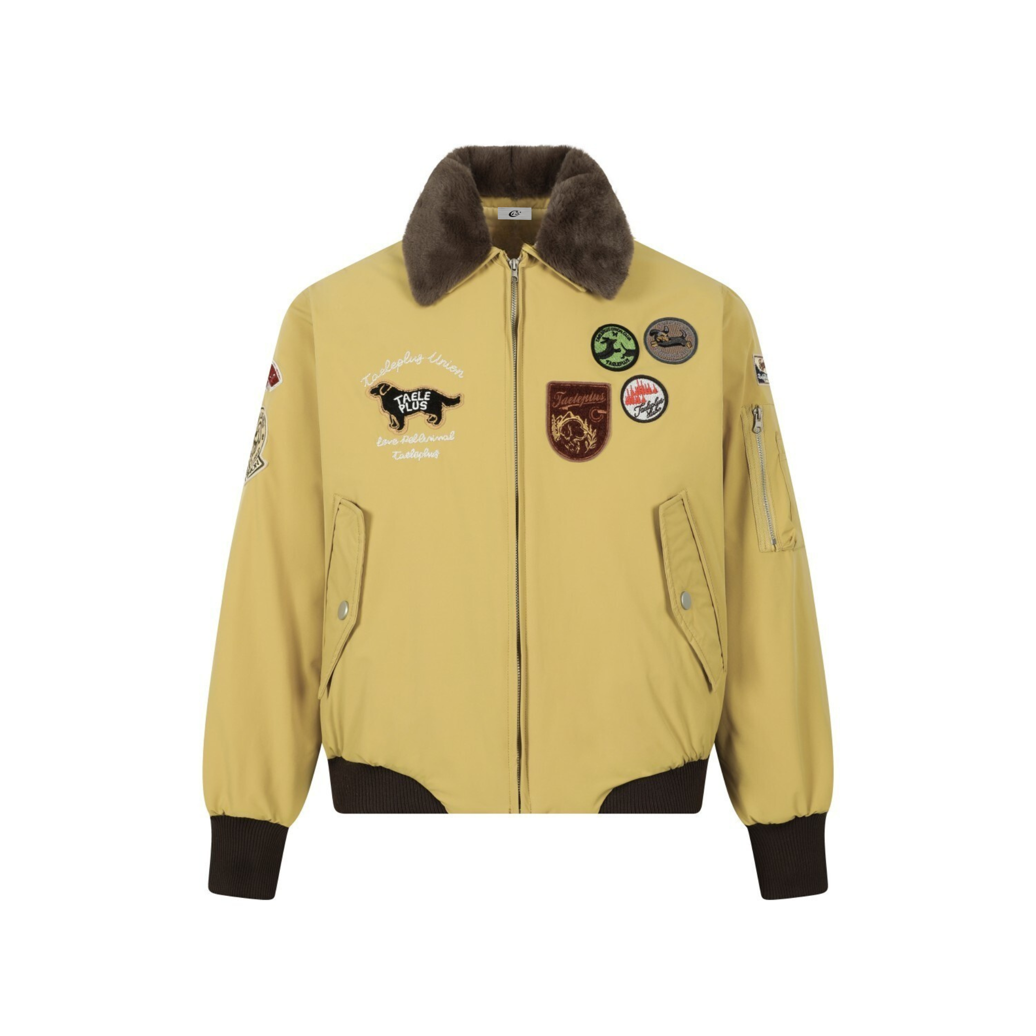 3-6-5.shop Aviation Patch Bomber Jacket