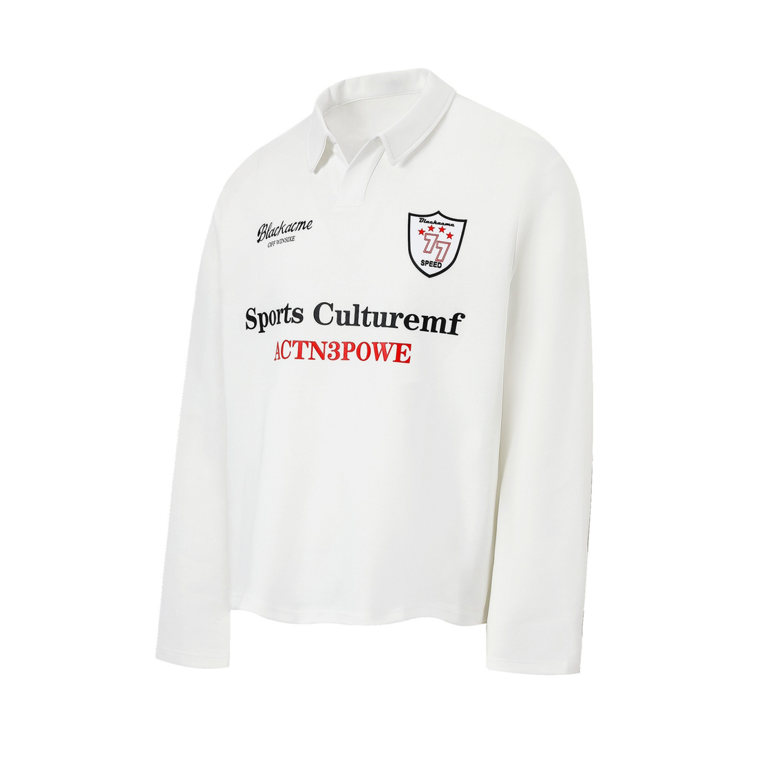 3-6-5.shop Sports Crest Long-Sleeve Polo