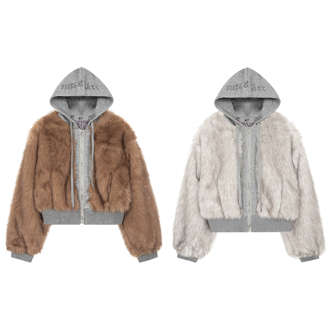 3-6-5.shop Faux Fur Hooded Jacket
