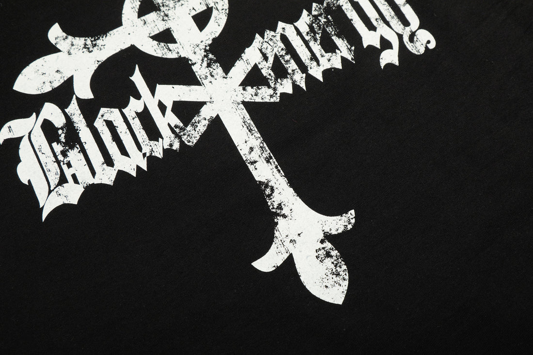 3-6-5.shop Cross Graphic Raglan Long Sleeve Tee