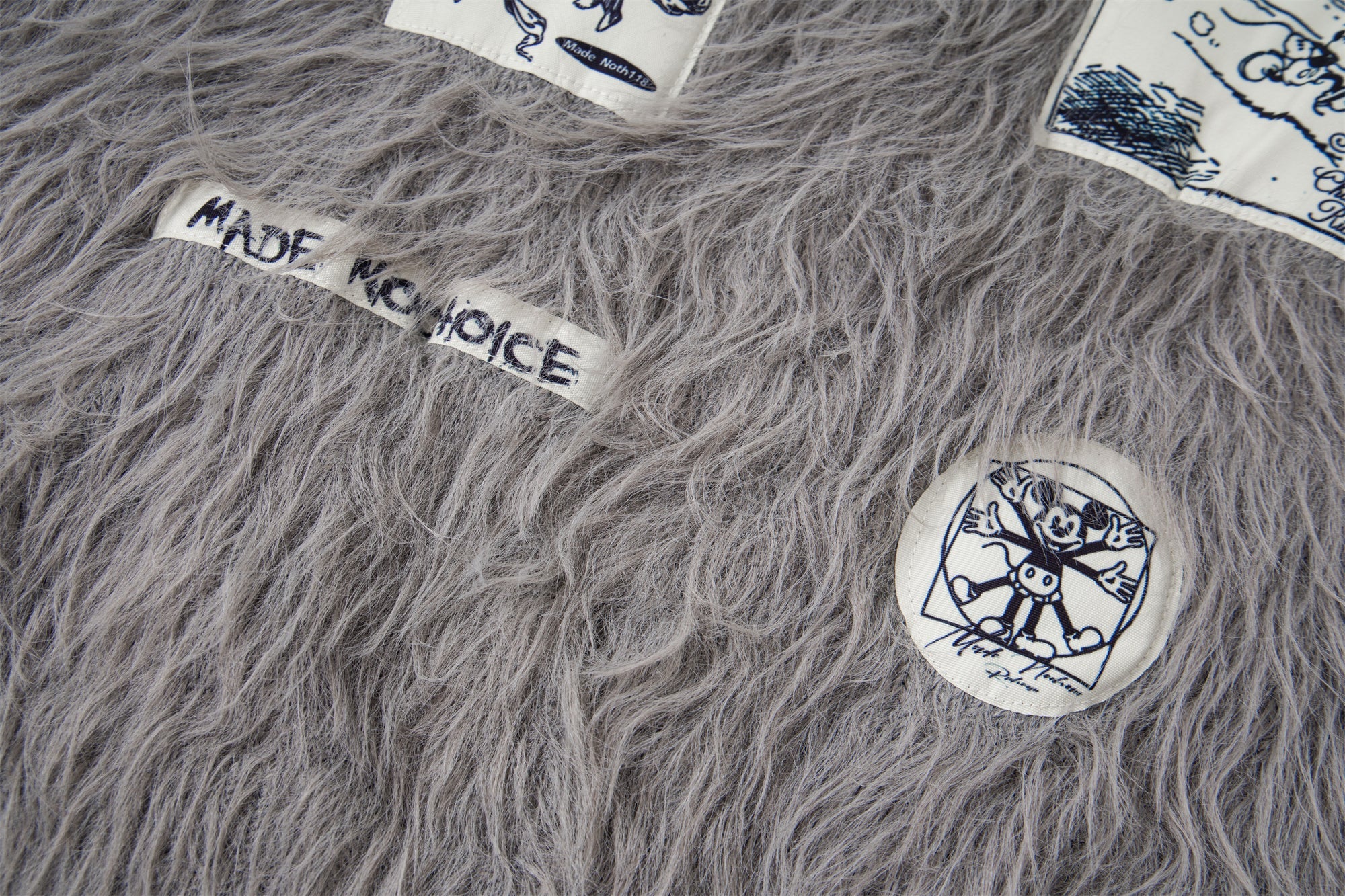 3-6-5.shop Long-Fur Graphic Sweater