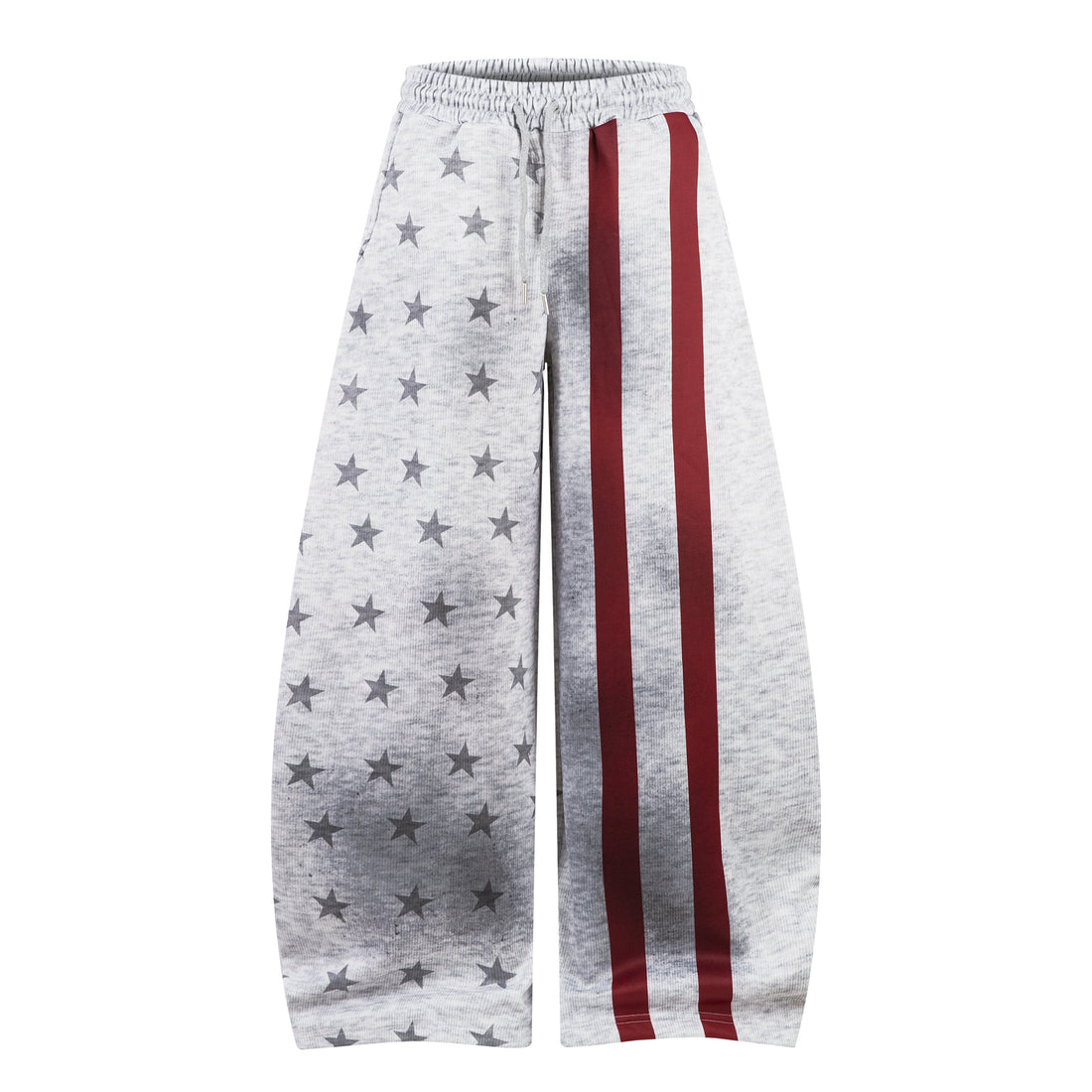 3-6-5.shop Star Stripe Wide-Leg Sweatpants