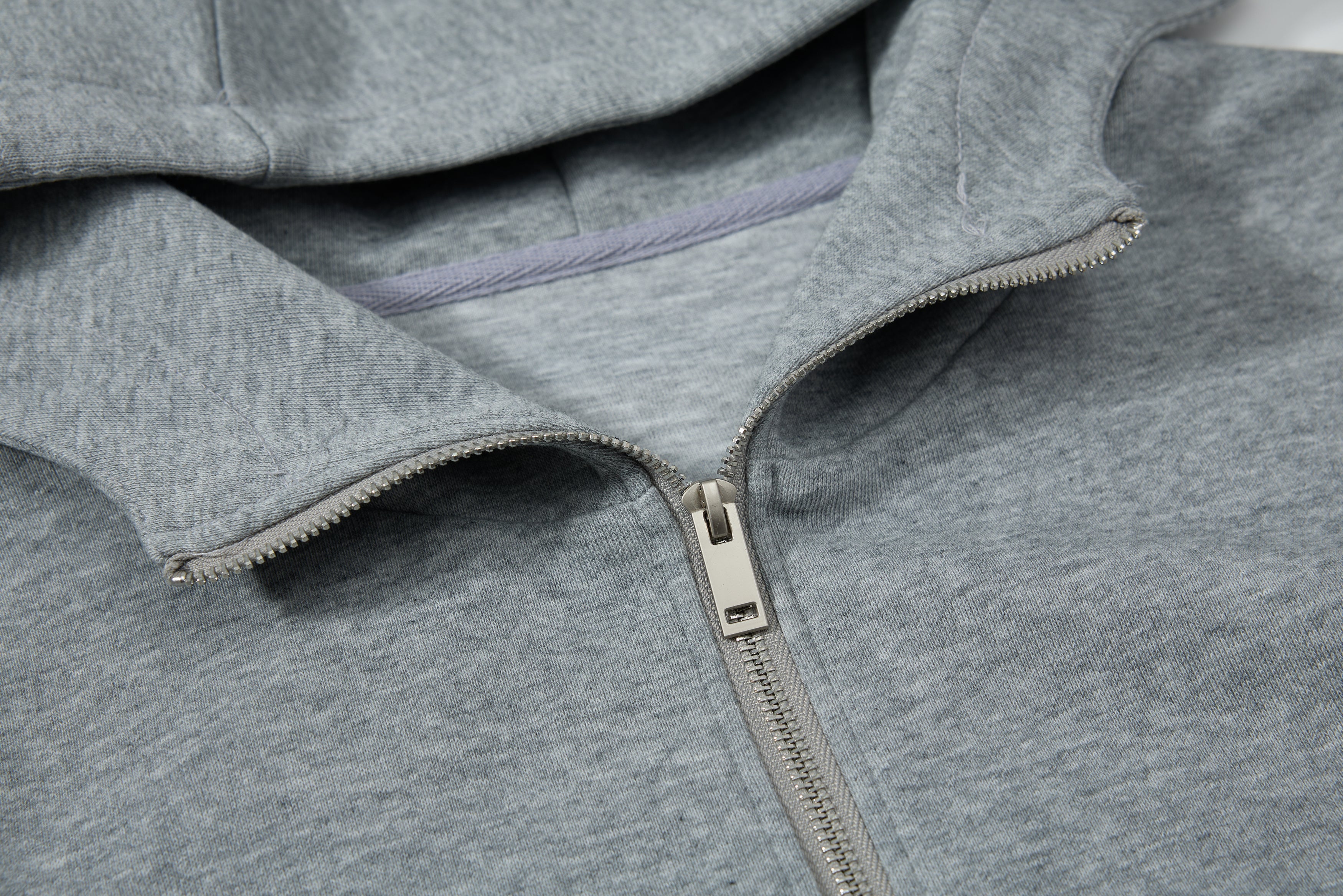 3-6-5.shop Curved Panel Full-Zip Hoodie
