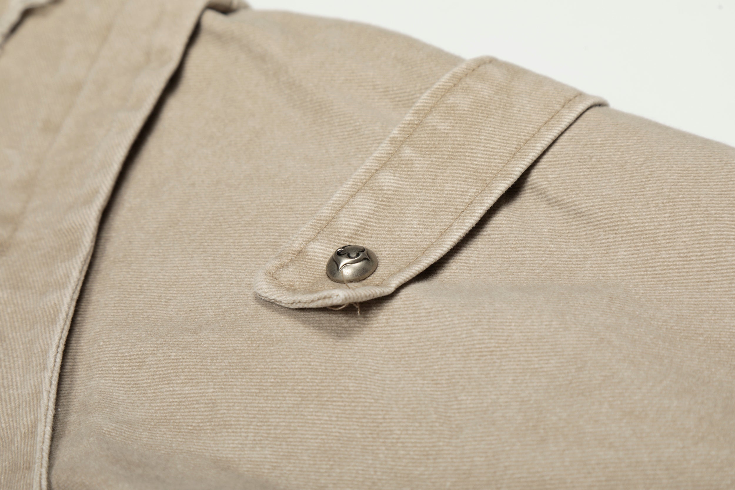 3-6-5.shop Washed Shearling-Lined Denim Hooded Jacket