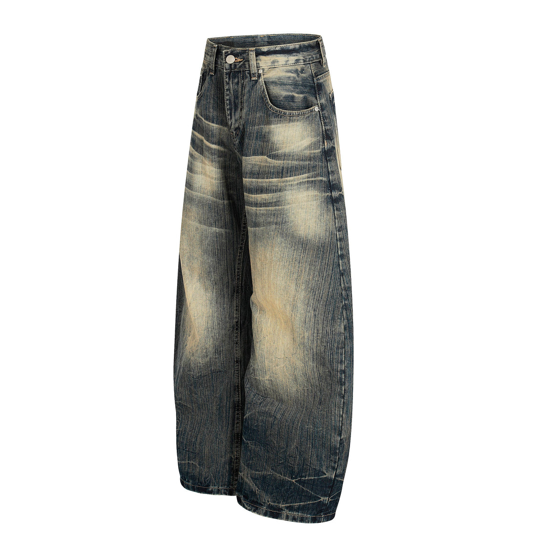 3-6-5.shop Vintage Washed Loose Denim Pants