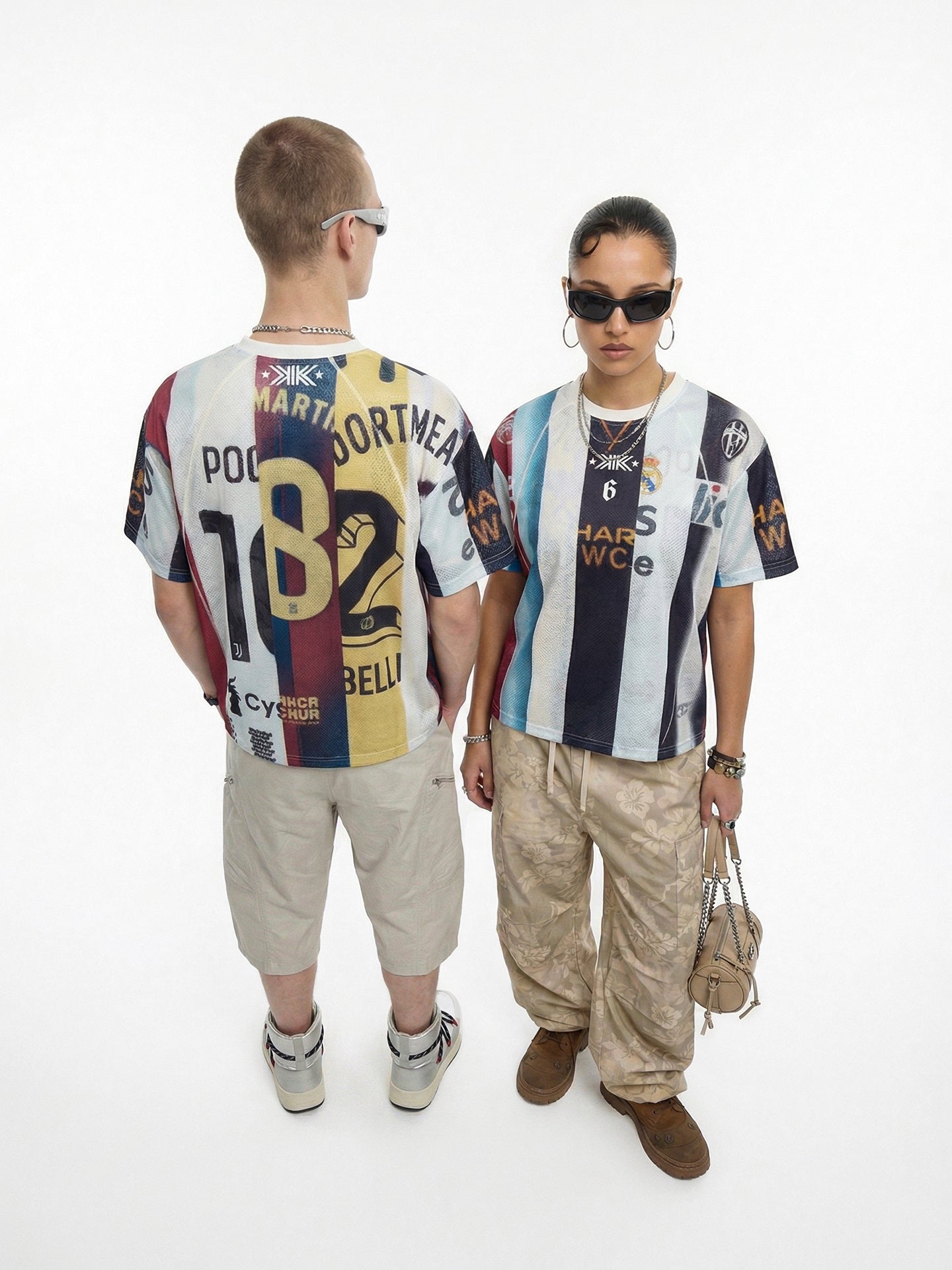 3-6-5.shop Vintage Football Patchwork Jersey