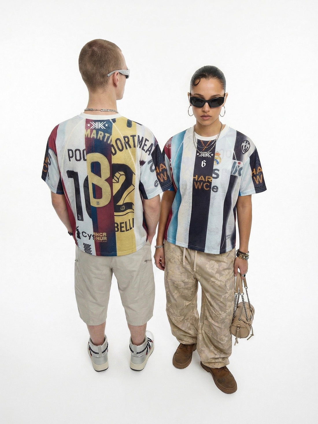 3-6-5.shop Vintage Football Patchwork Jersey