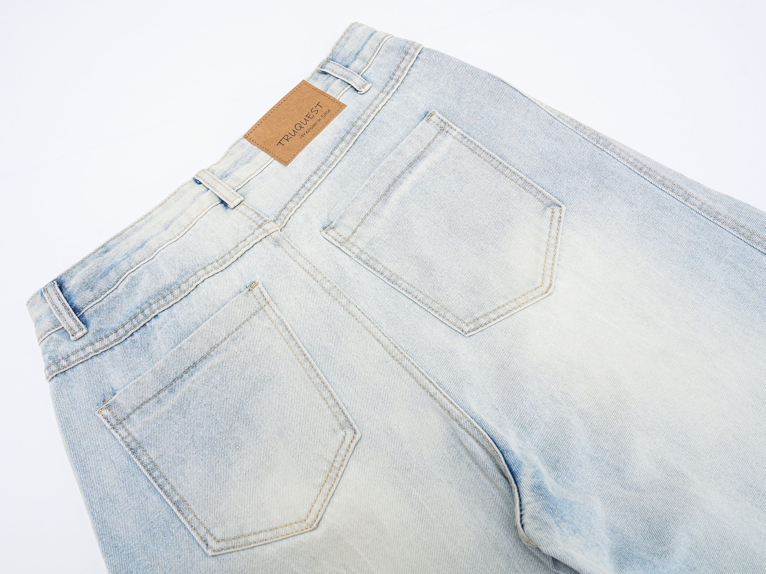 3-6-5.shop Vintage Wide-Leg Washed Jeans