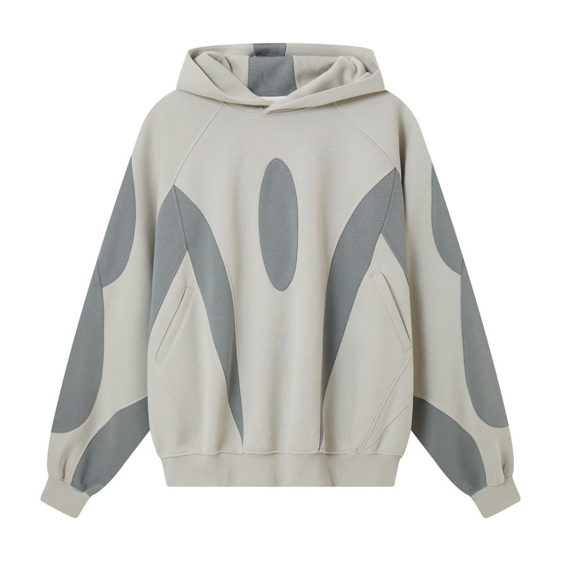 3-6-5.shop Multi-Panel Contrast Hooded Sweatshirt