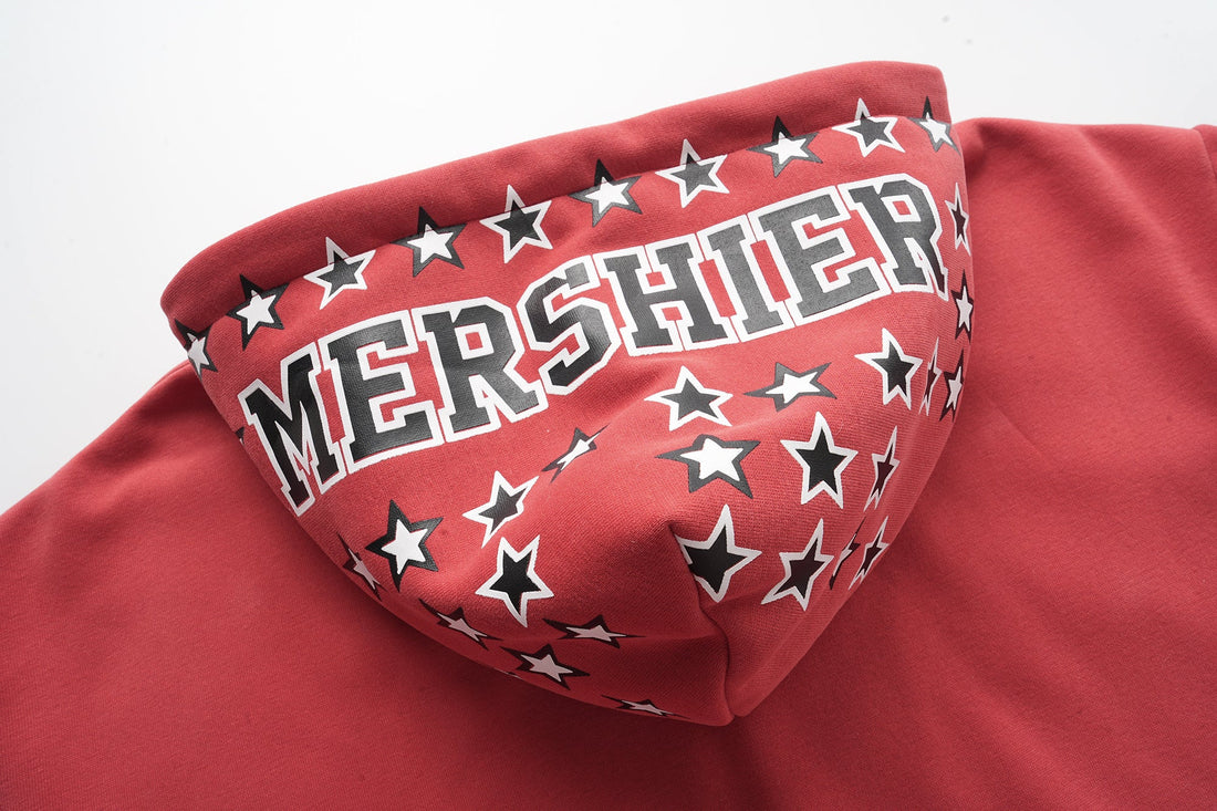 3-6-5.shop Retro Varsity Zip Hoodie
