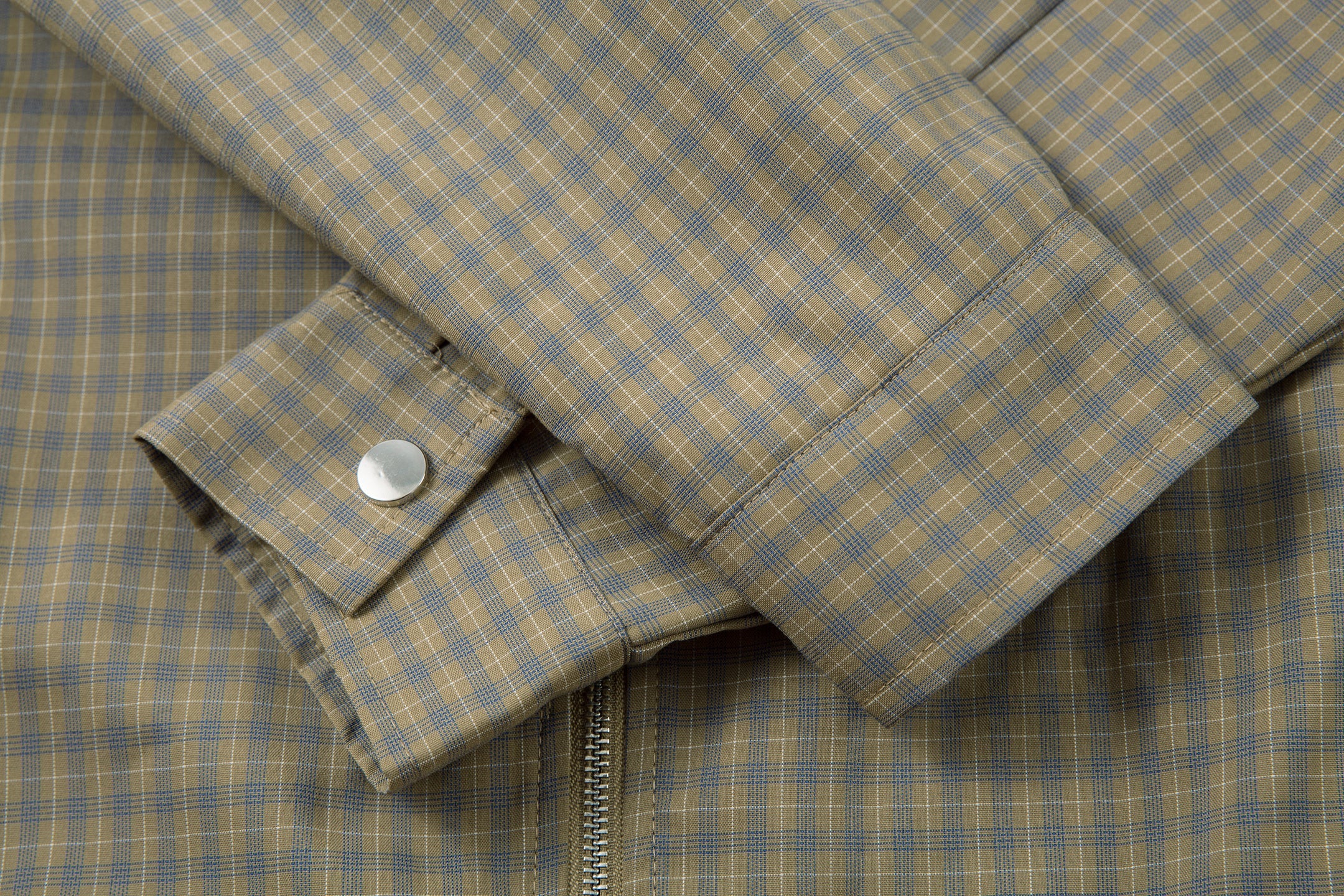 3-6-5.shop Reversible Check Panel Jacket