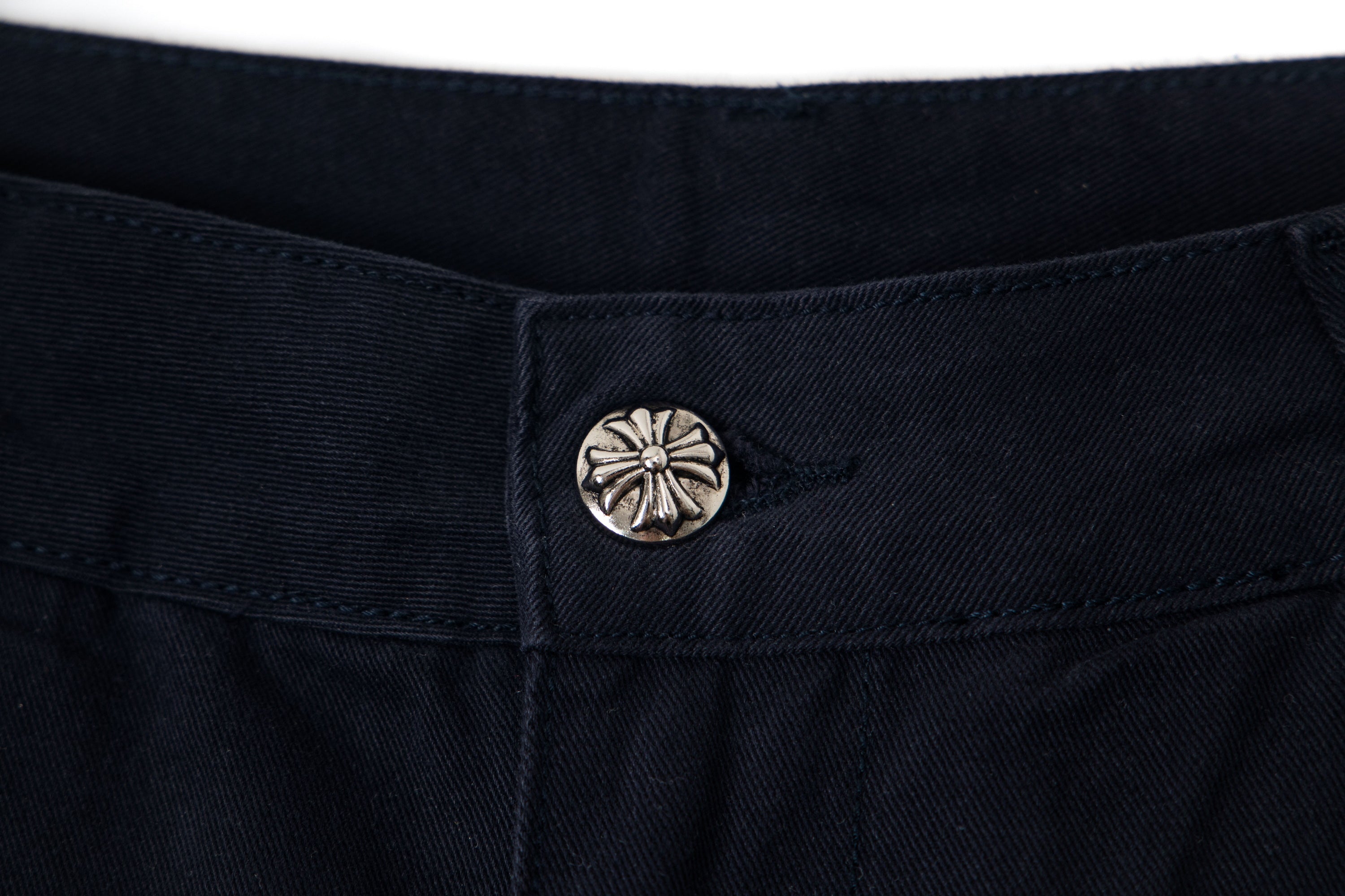 3-6-5.shop Cross Embroidered Cargo Pants