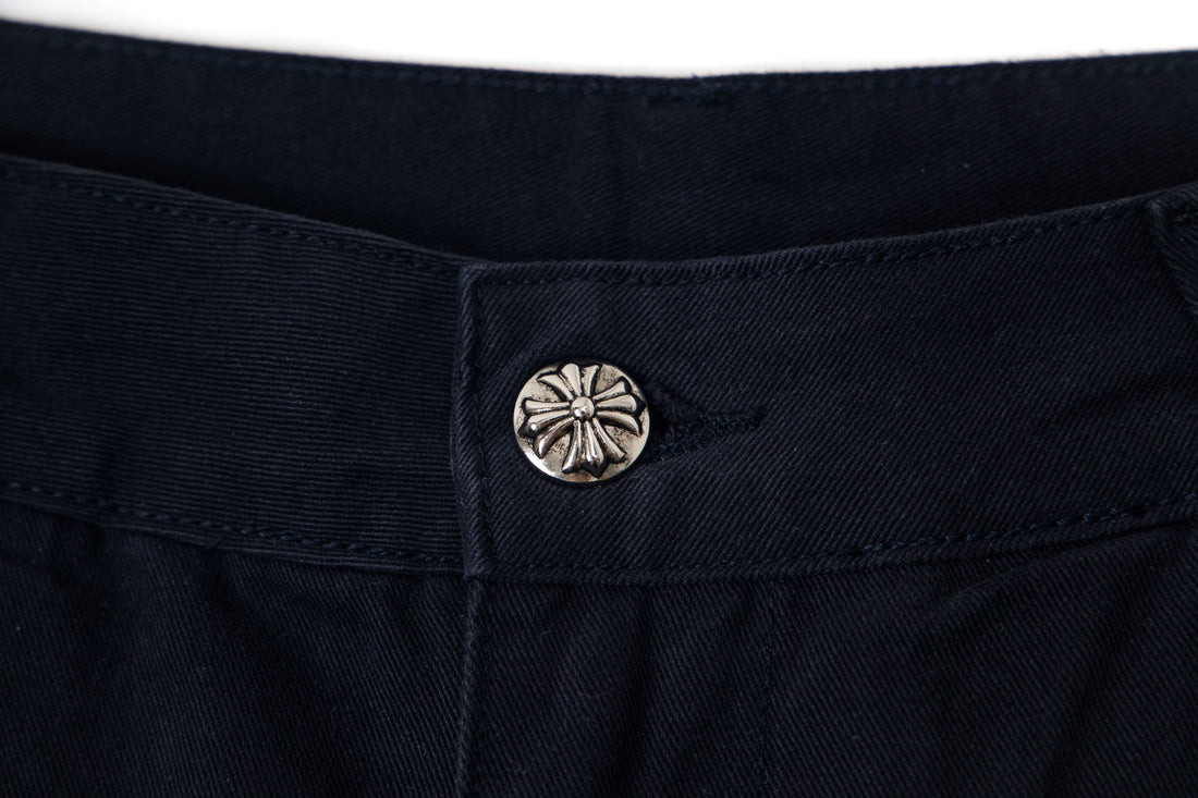 3-6-5.shop Cross Embroidered Cargo Pants