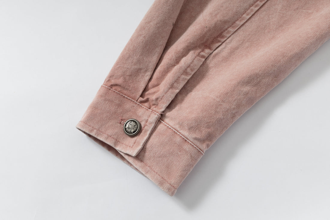 3-6-5.shop Washed Zip-Up Jacket