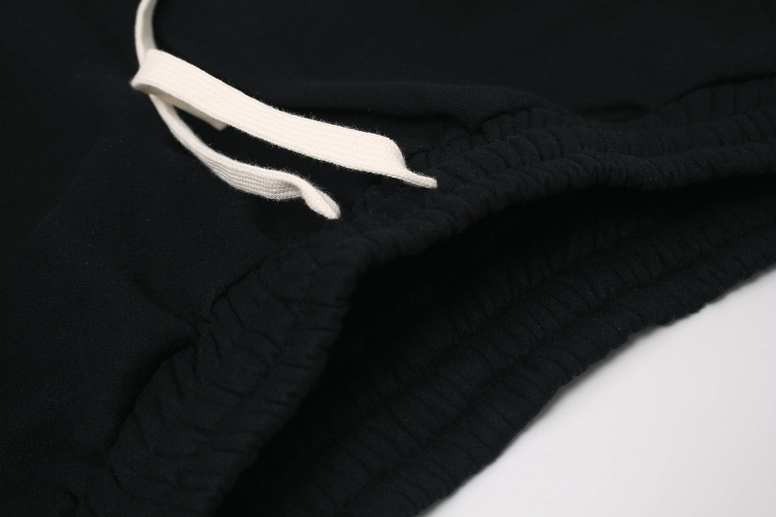 3-6-5.shop Fleece-Lined Glitter Star Wide-Leg Sweatpants