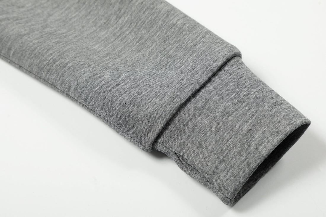 3-6-5.shop Layered Zip-Up Hoodie