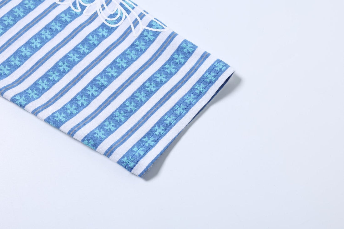 3-6-5.shop Heritage Stripe Long Sleeve Polo