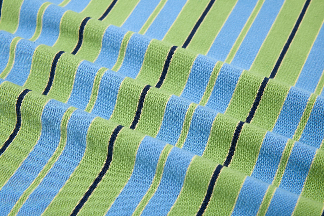 3-6-5.shop Striped Graphic Layered Polo