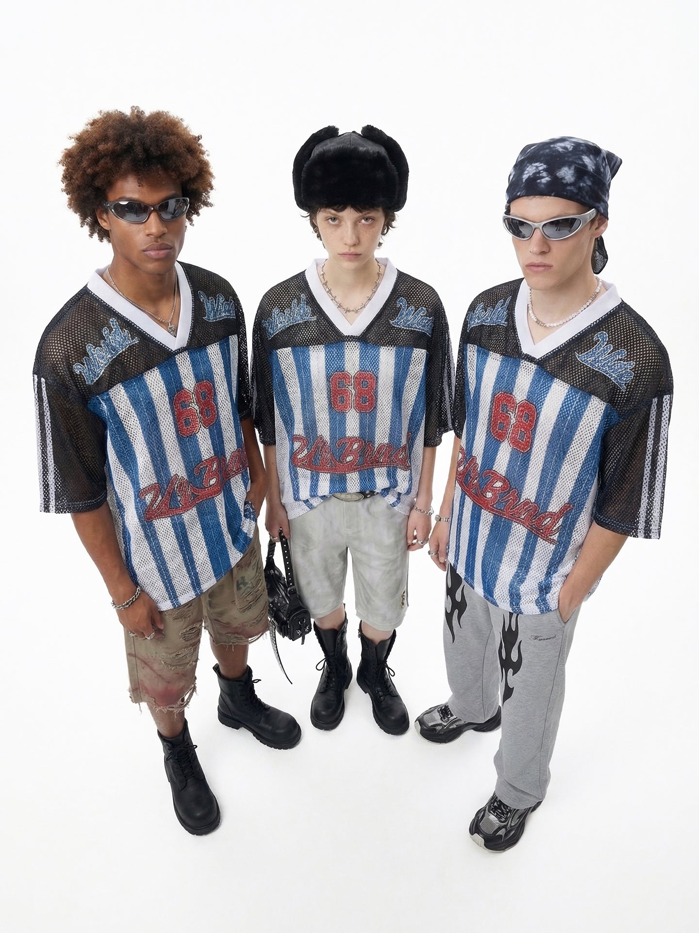 3-6-5.shop  “Athletics 68” Mesh Jersey T-Shirt