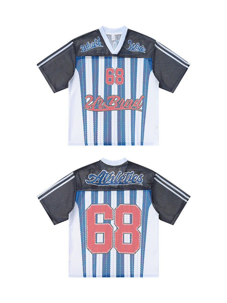 3-6-5.shop  “Athletics 68” Mesh Jersey T-Shirt