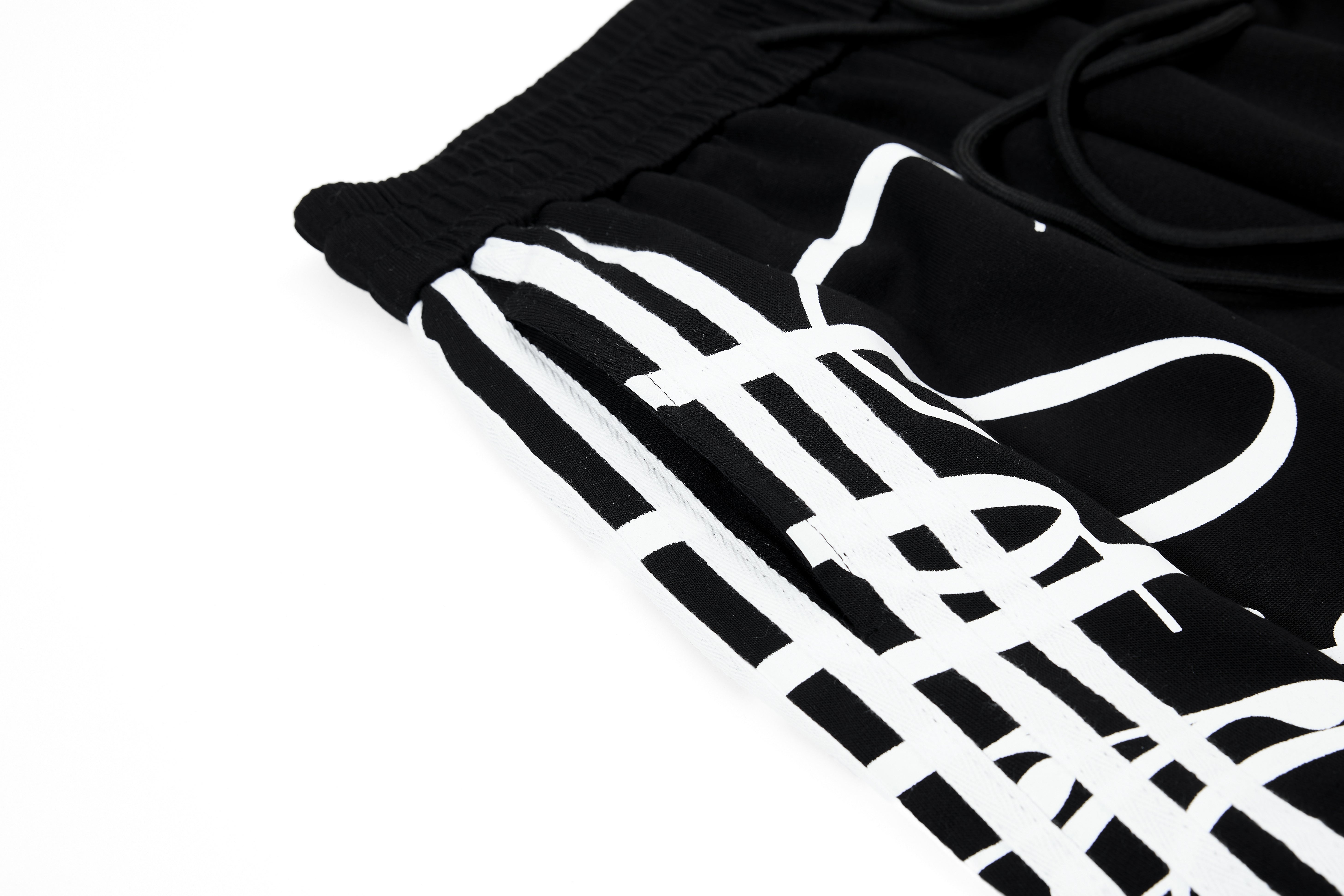 3-6-5.shop  Script Stripe Wide-Leg Sweatpants