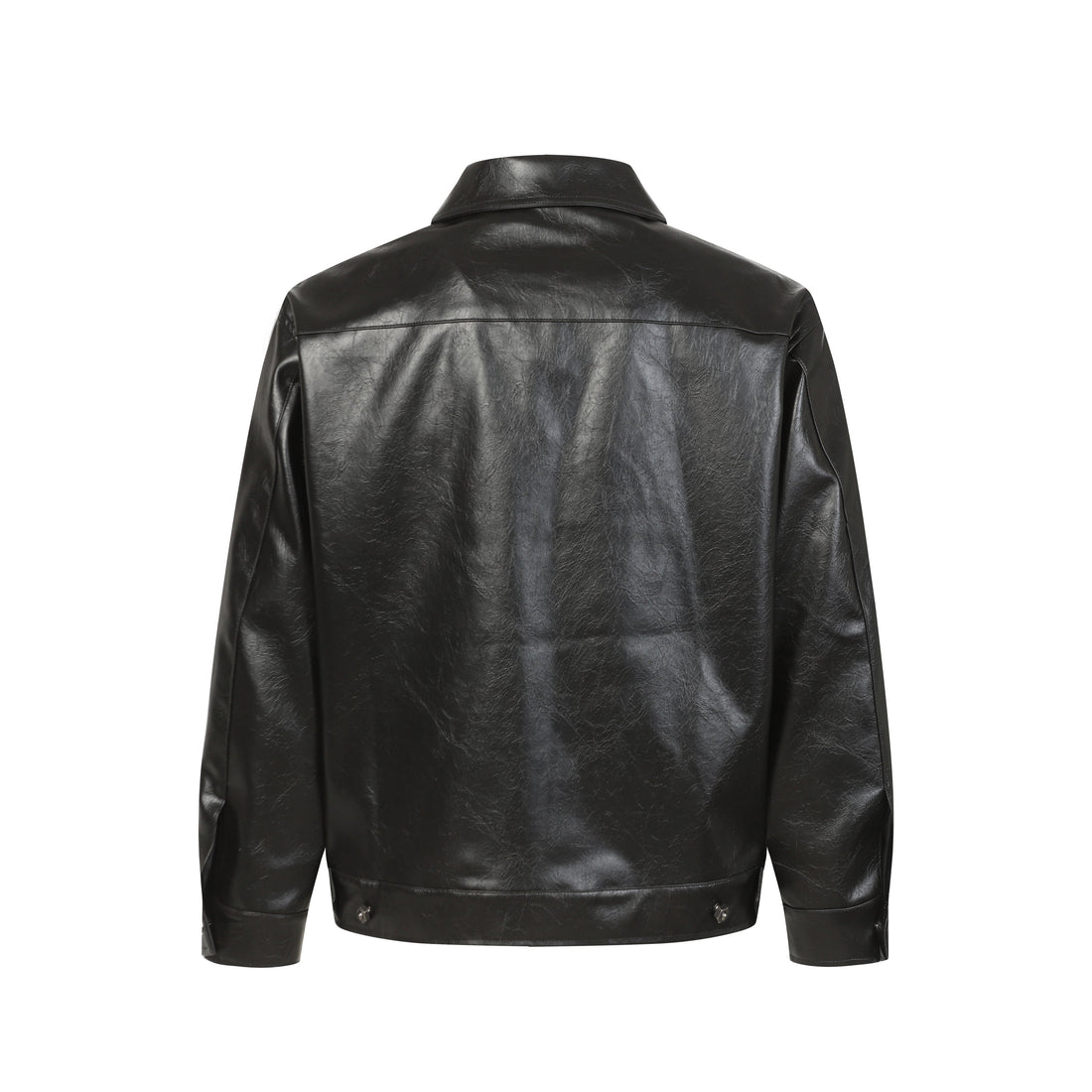 3-6-5.shop Web Embossed PU Jacket