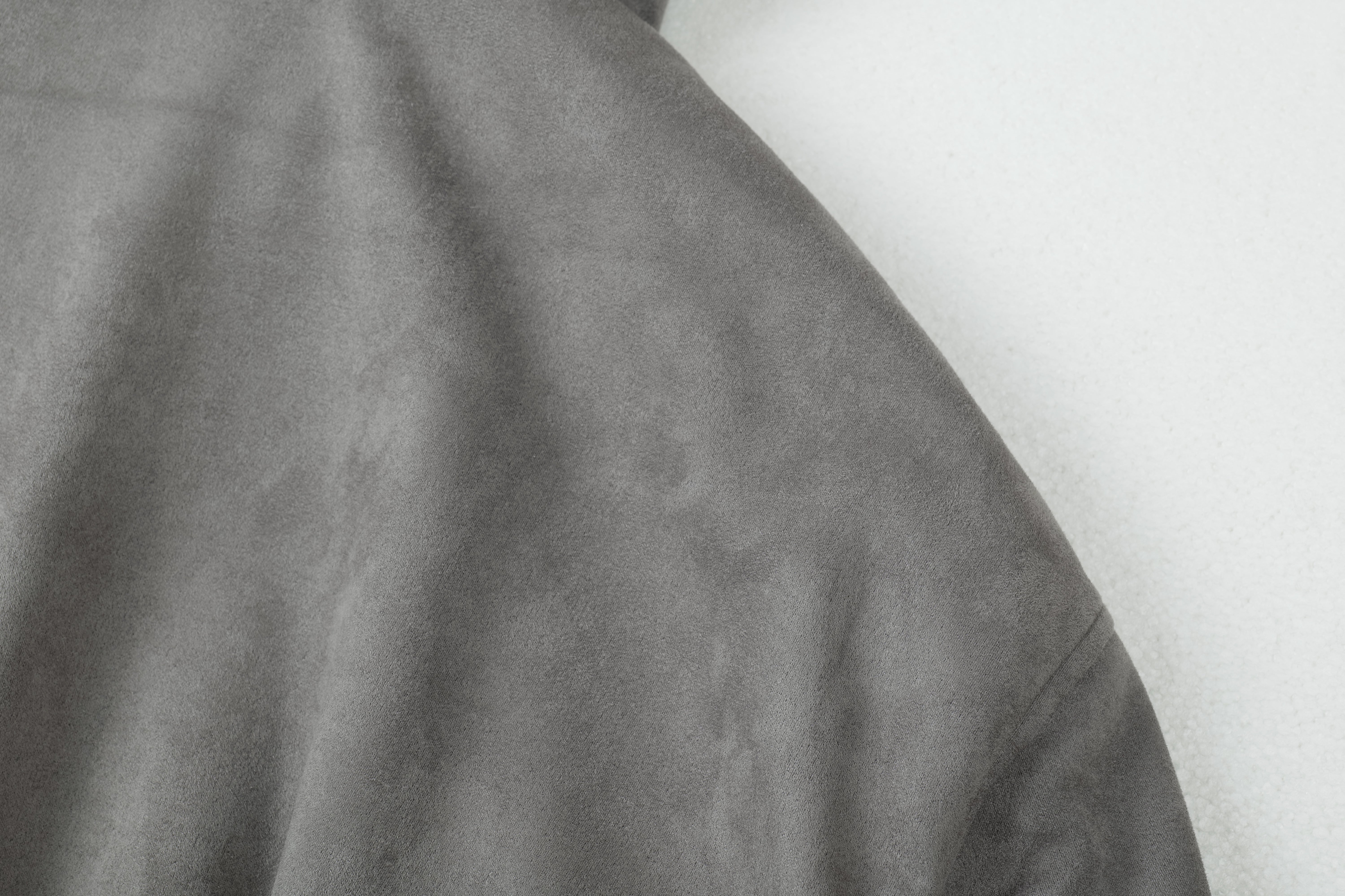 3-6-5.shop Faux-Fur Lined Suede Hoodie Jacket