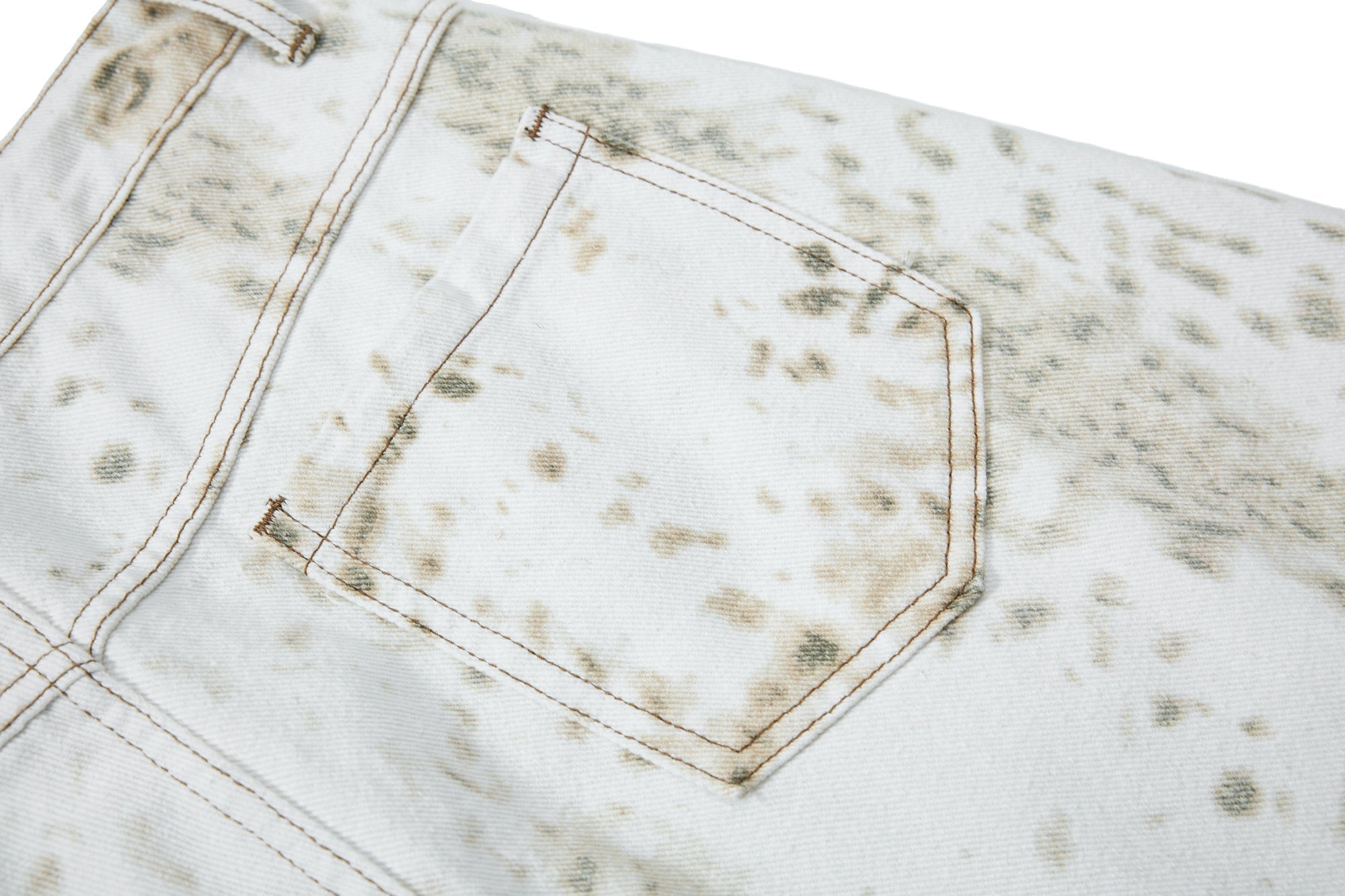 3-6-5.shop Vintage Splatter Barrel Jeans