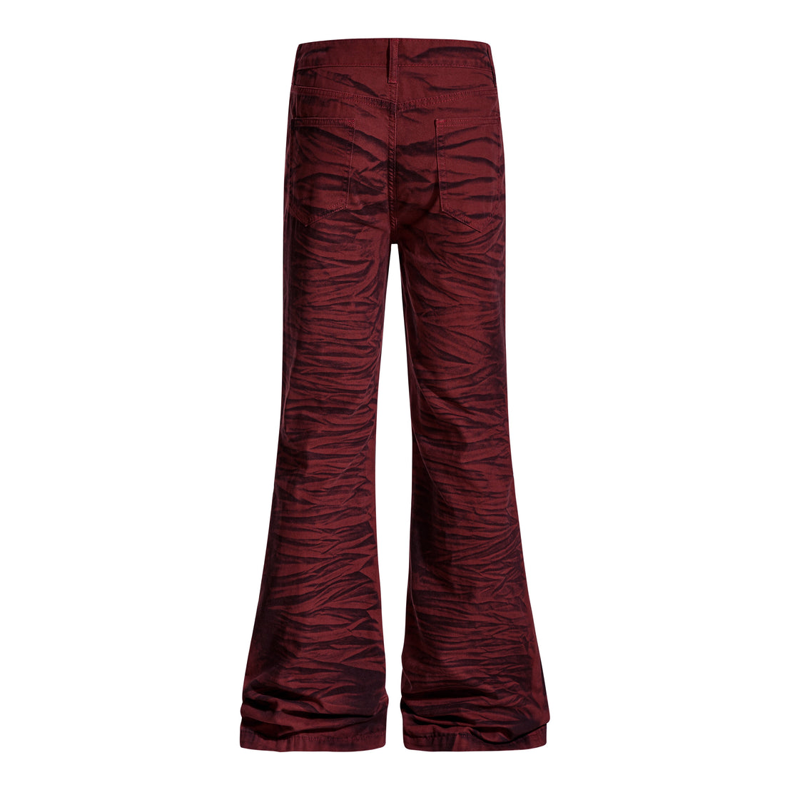 3-6-5.shop Tiger-Pattern Flared Pants