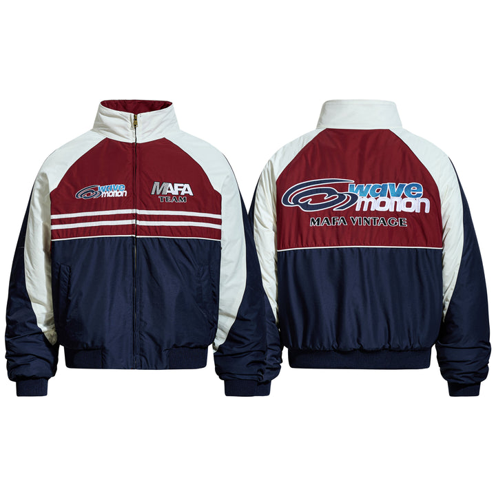 3-6-5.shop Retro Racing Colorblock Jacket
