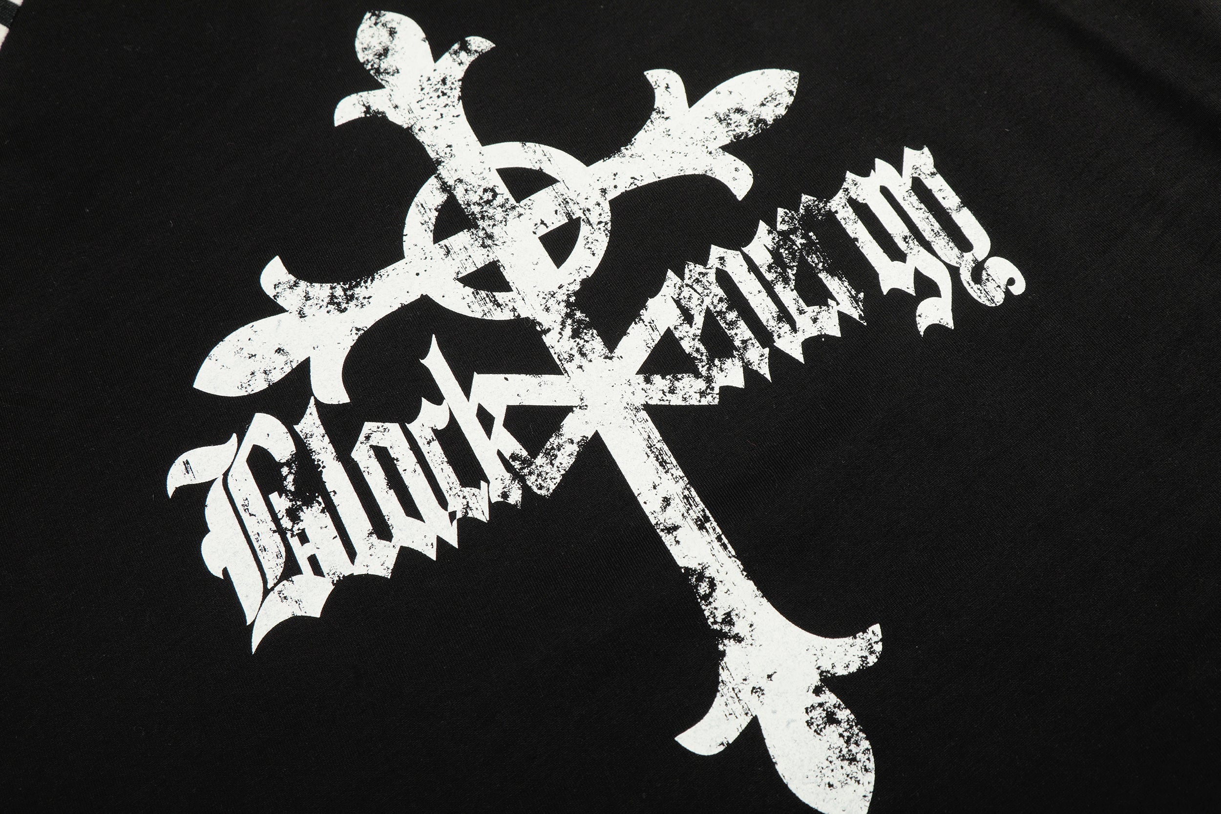 3-6-5.shop Cross Graphic Raglan Long Sleeve Tee
