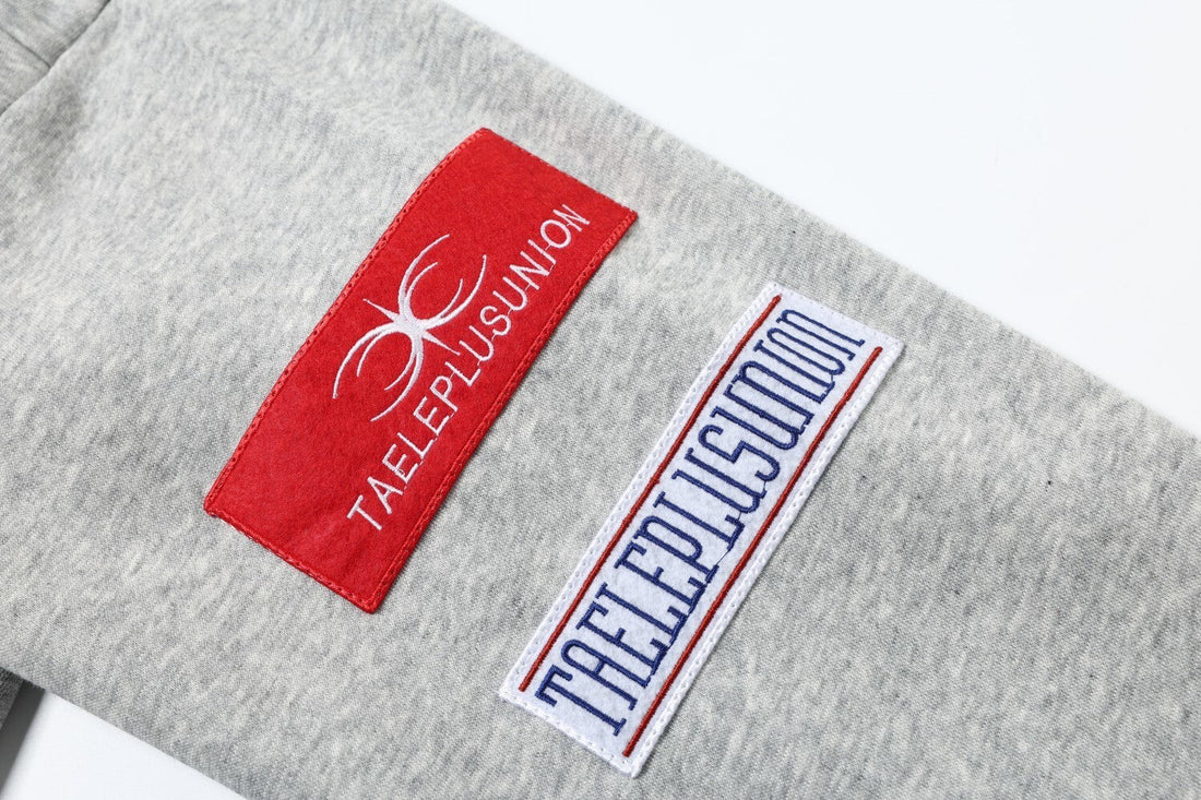 3-6-5.shop Patchwork Polo Sweatshirt