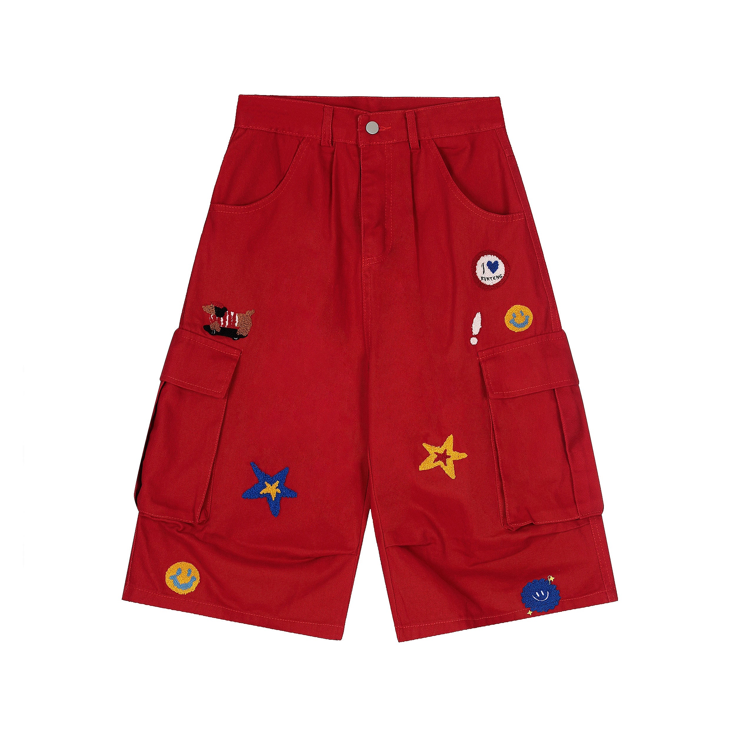 3-6-5.shop Patchwork Cargo Shorts