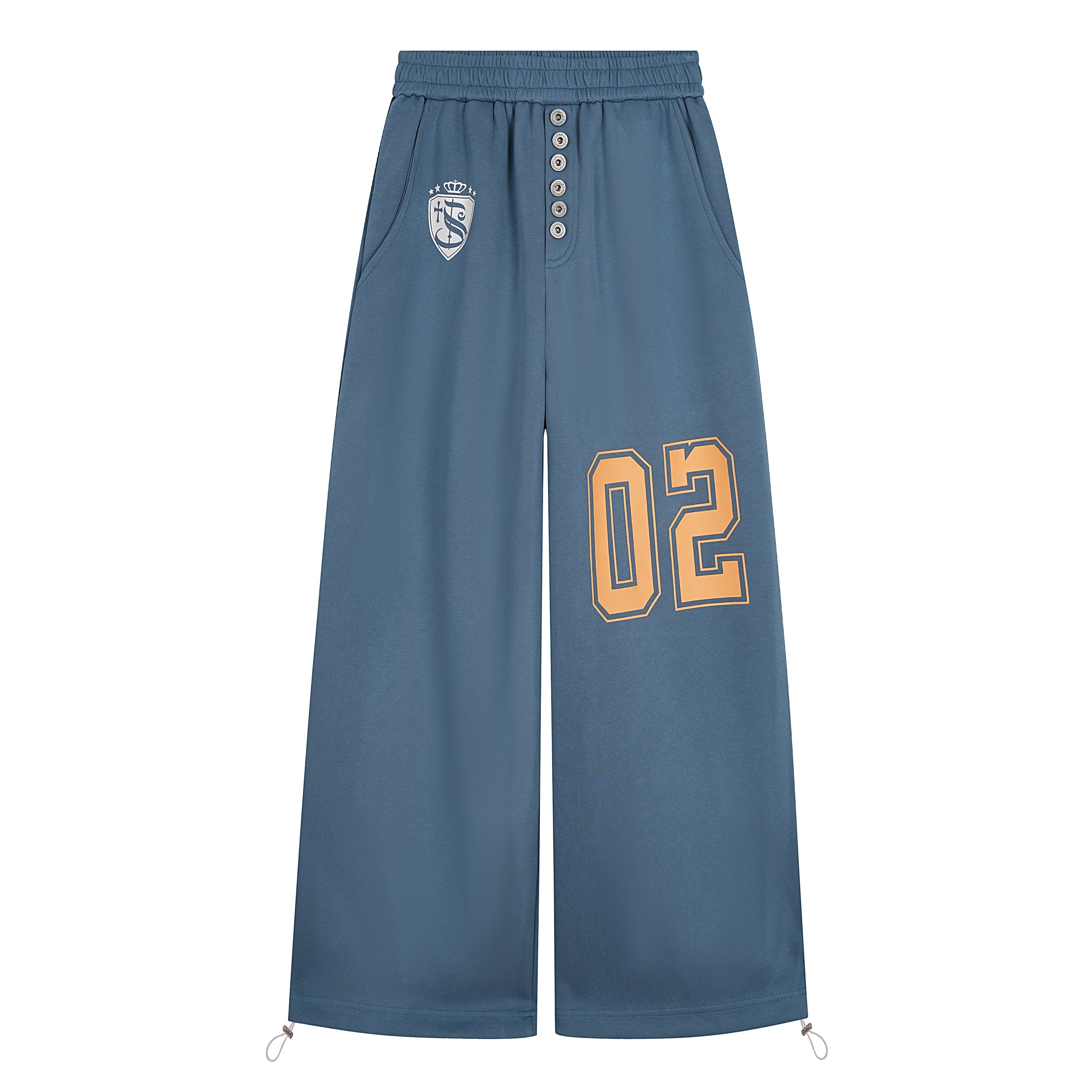 3-6-5.shop Varsity Number Wide-Leg Pants