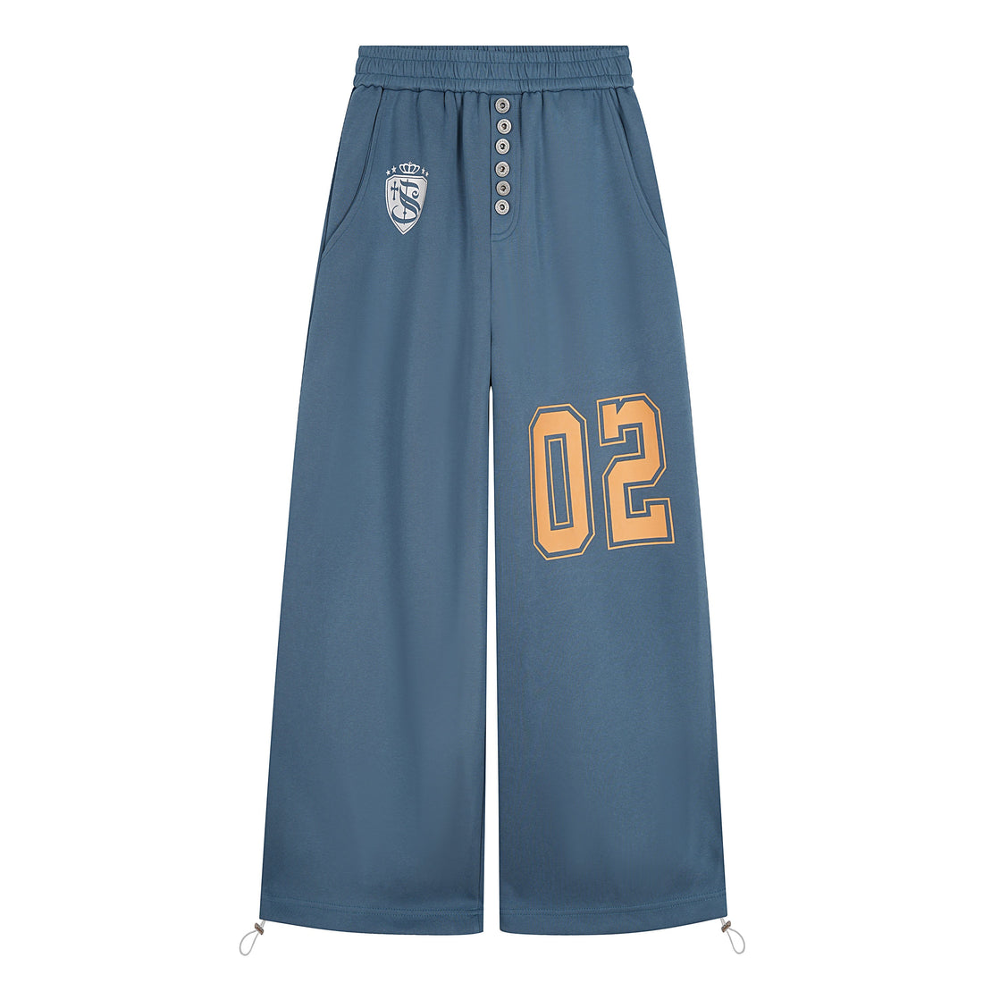 3-6-5.shop Varsity Number Wide-Leg Pants