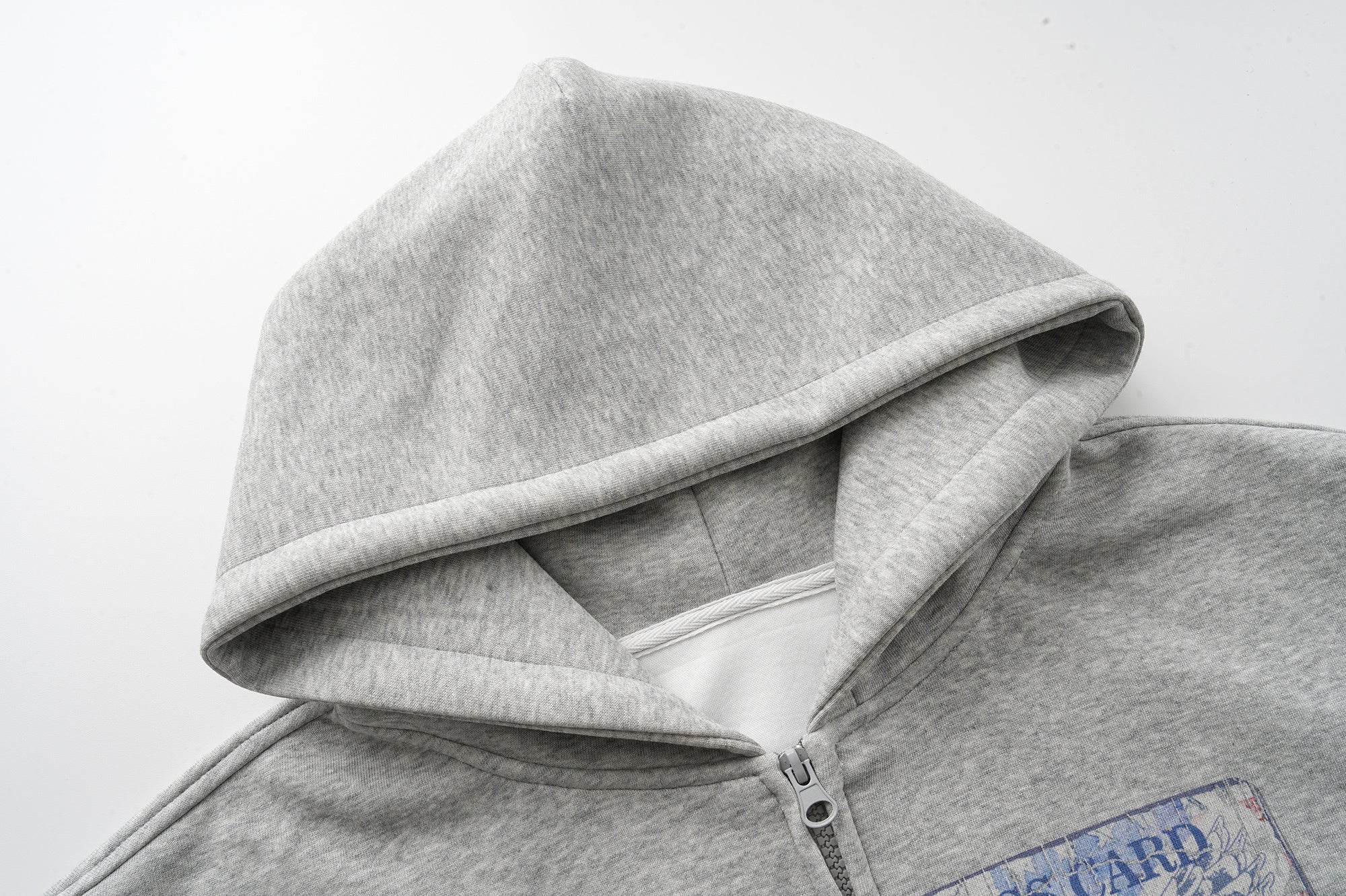 3-6-5.shop “Business Card” Graphic Zip Hoodie