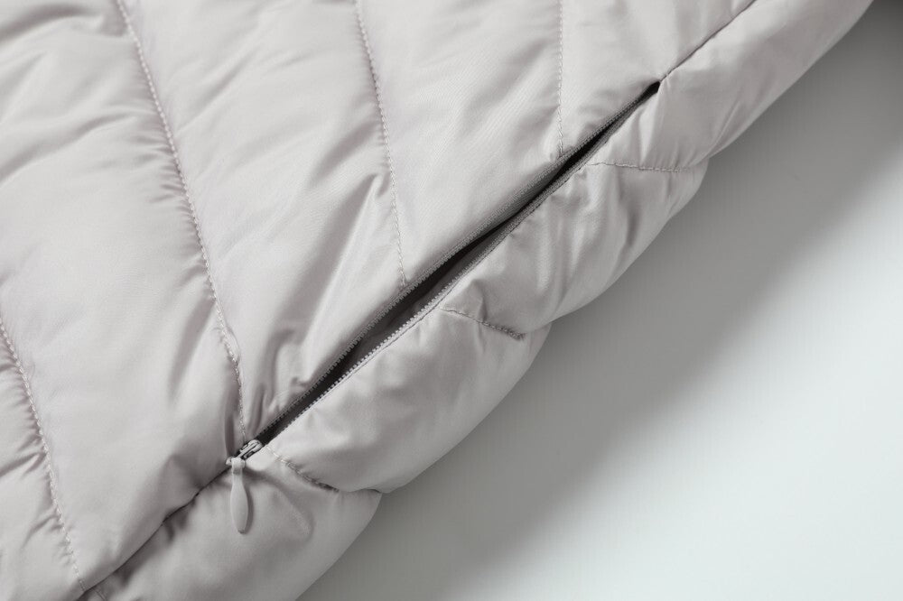 3-6-5.shop Asymmetric Zip Puffer Jacket