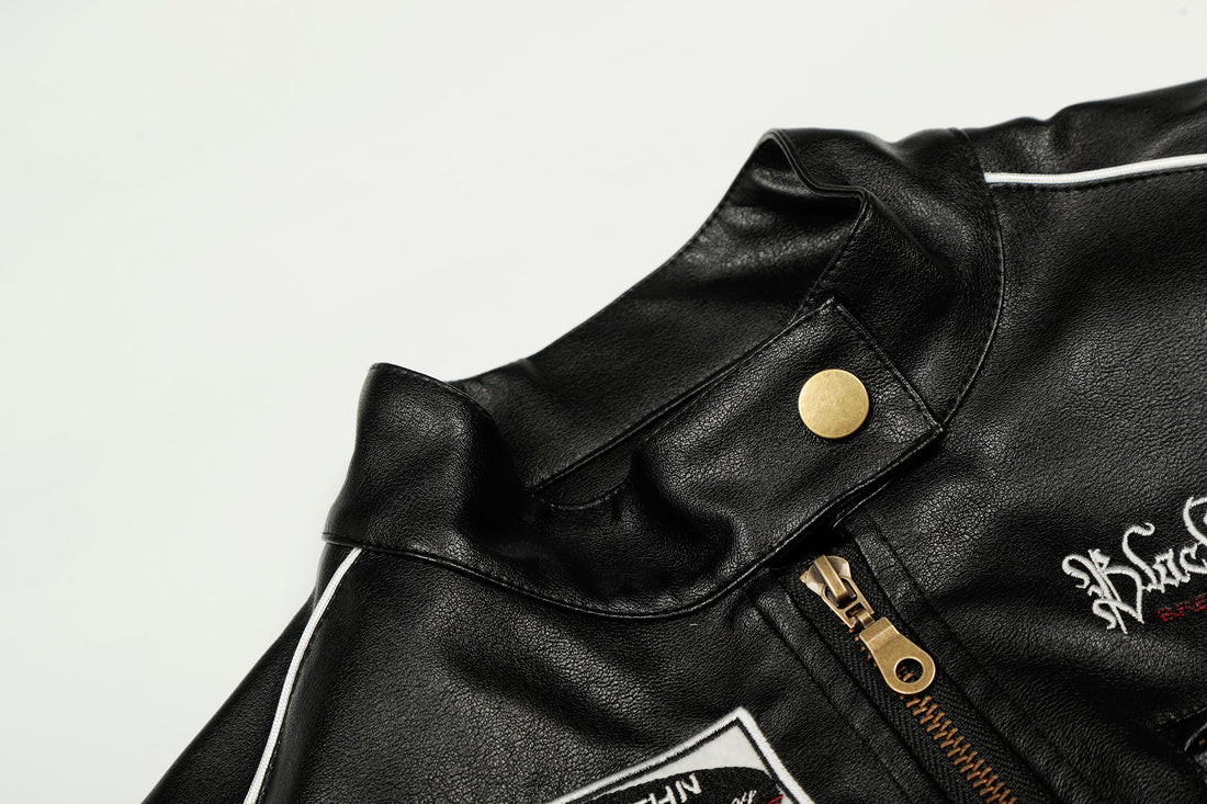 3-6-5.shop PU Racing Jacket