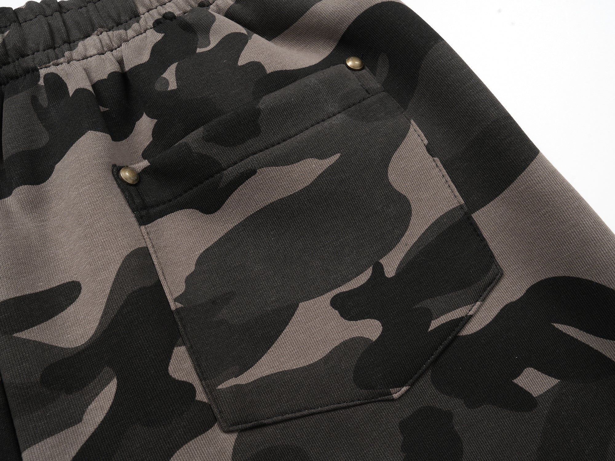 3-6-5.shop Camo Wide-Leg Track Pants
