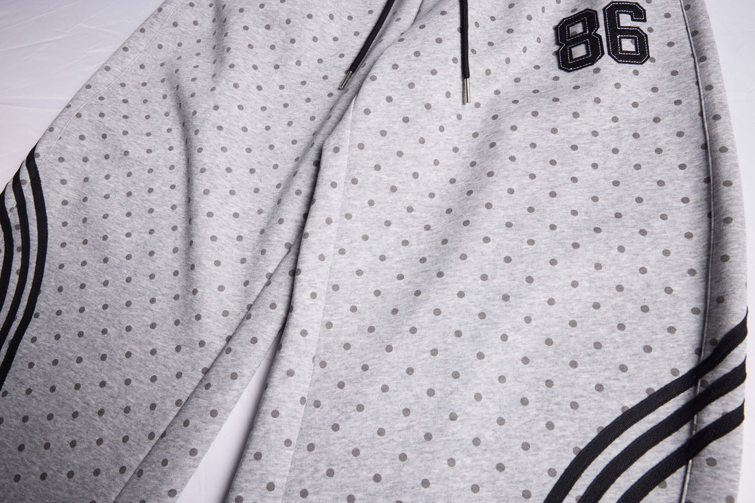 3-6-5.shop Polka Dot Wide-Leg Sweatpants